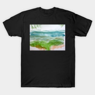 Texas Hills Watercolor Painting T-Shirt